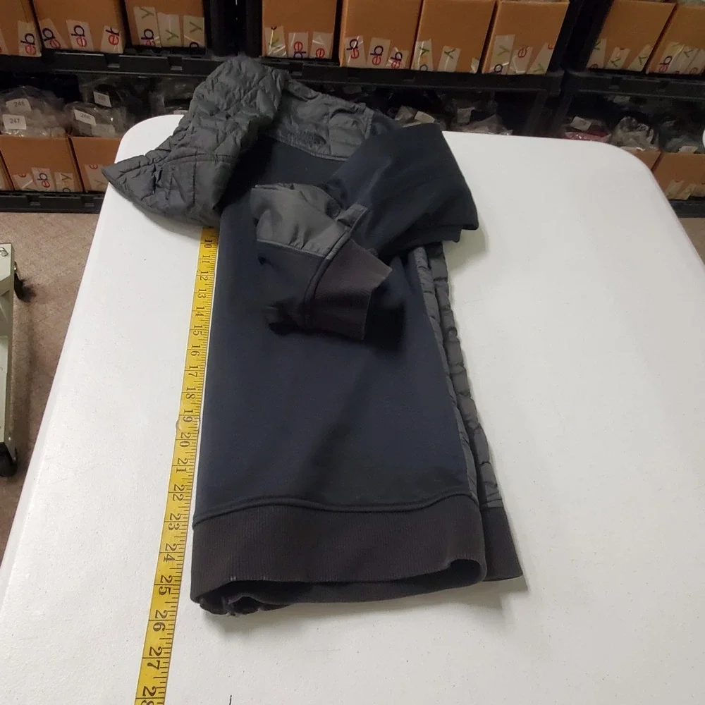 The North Face Mens Kilowatt Thermoball Hybrid Hoodie XL Puffer Jacket Gray